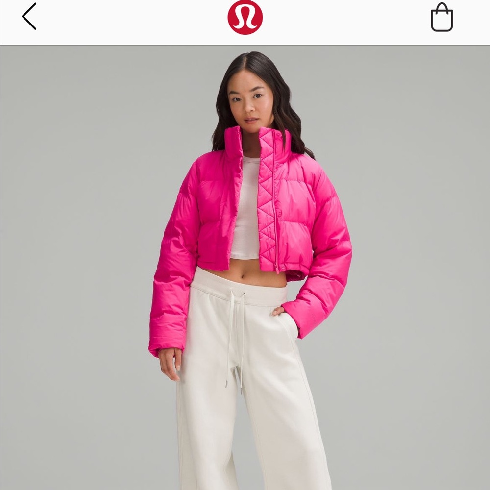 Lululemon cropped wunderpuff